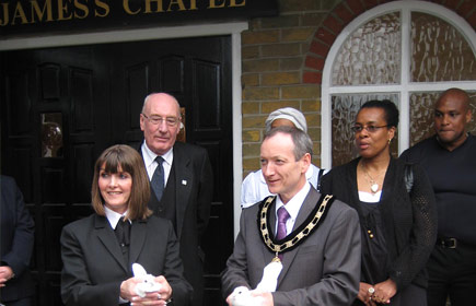 New president visits Walthamstow funeral home