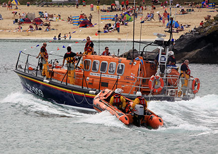 Cornish branches sponsor Lifeboat Day