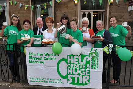 Dignity branch causes a stir in aid of Macmillan