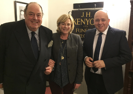 VIP’s visit J H Kenyon for Churchill funeral lecture